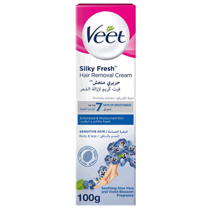 Veet Silky Fresh Soothing Aloe Vera & Violet Blossom Hair Removal Cream