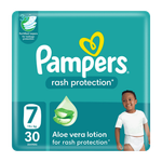Pampers Size 7 Rash Protection Diapers With Aloe Vera Lotion - +15 kg