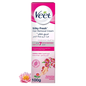 Veet Silky Fresh Moisturizing Lotus Flower Extract Hair Removal Cream