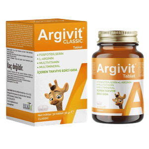Argivit Classic Multivitamin & Mineral Tablets With Phosphatidylserine and L-Arginine