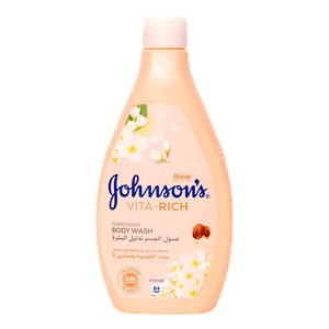 Johnson's Vita-Rich Pampering Jojoba Oil & Vitamin E Body Wash
