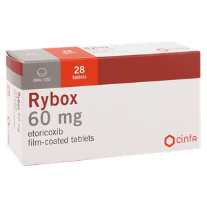 Rybox Pain & Inflammation Relief 60mg Tablets