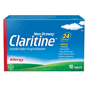 Claritine Antihistamine 10 mg Tablets