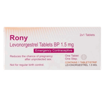 Rony Emergency Contraceptive 1.5mg Tablets