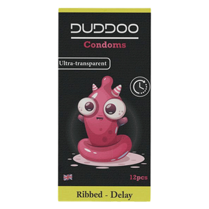 Duddoo Ribbed Delay Condoms