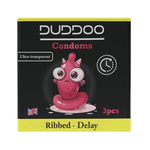 Duddoo Ribbed Delay Condoms