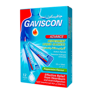 Gaviscon Advance Peppermint Acid Reflux Liquid Sachets