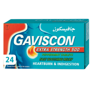 Gaviscon Extra Strength Peppermint Acid Reflux Tablets