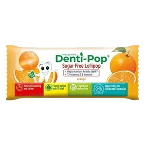 Denti-Pop Sugar Free Orange Lollipops