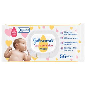 Johnson's Extra Sensitive Baby Wipes