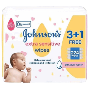 Johnson's Extra Sensitive Baby Wipes