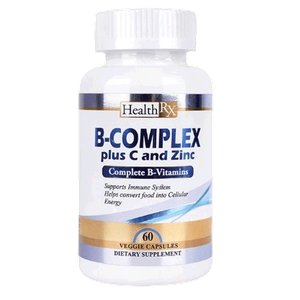 Health Rx B-Complex, Vitamin C & Zinc Capsules