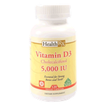 Health Rx Vitamin D3 Capsules - 5000 IU
