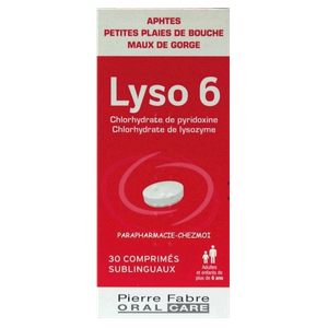 Lyso 6 Sore Throat 30mg Capsules