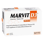 Marvit Vitamin D3 Capsules - 5000 IU