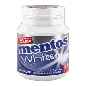 Mentos White Peppermint Gum