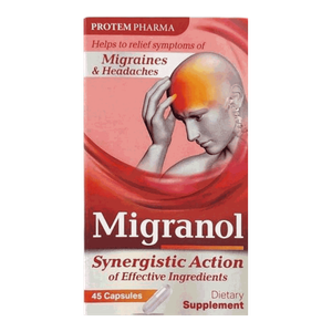 Protem Pharma Migranol Migraines & Headaches Relief Capsules