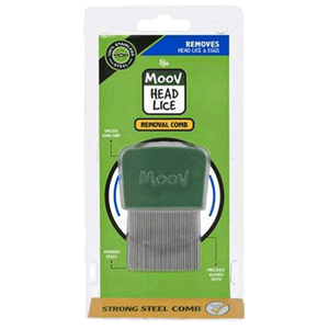 Moov Stainless Steel Lice Comb - Green