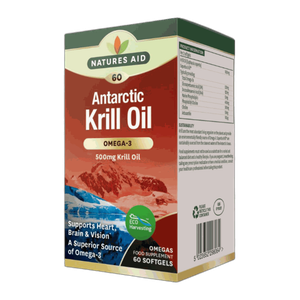Natures Aid Krill Oil 500mg Capsules