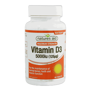 Natures Aid Vitamin D3 Tablets - 5000 IU