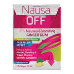 Nausa Off Anti Nausea & Vomiting Ginger Gum