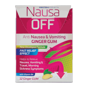 Nausa Off Anti Nausea & Vomiting Ginger Gum