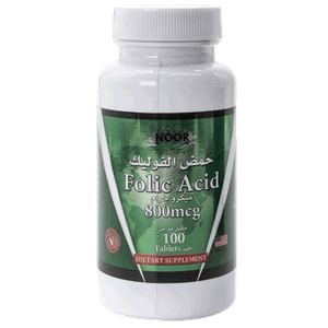 Noor Folic Acid 800mcg Tablets 