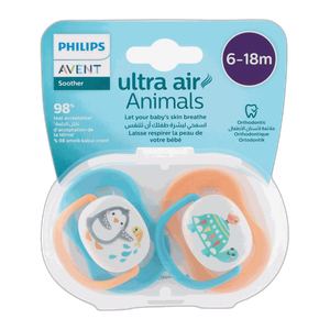 Philips Avent Ultra Air Soothers - 6-18 Months