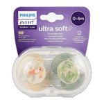 Philips Avent Ultra Soft Soothers - 0-6 Months 