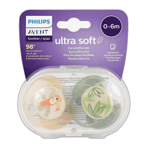 Philips Avent Ultra Soft Soothers - 0-6 Months 