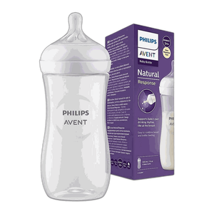 Philips Avent Natural Response Plastic Bottle - +3 Months