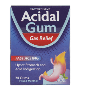 Protem Pharma Acidal Gas Relief Gum