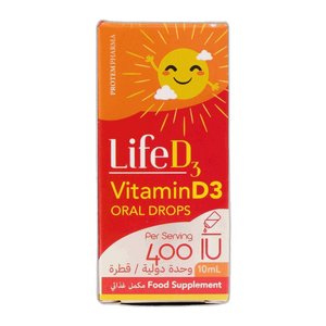 Protem Pharma Vitamin D3 Oral Drops - 400 IU