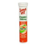 Supravit Orange Vitamin C Effervescent 1000mg Tablets