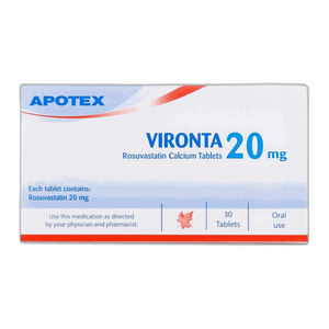 Vironta Rosuvastatin Calcium 20mg Tablets