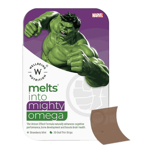 Wellbeing Nutrition Melts Into Mighty Omega Strawberry Mint Strips