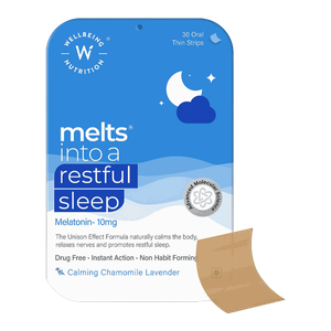 Wellbeing Nutrition Melts Into A Restful Sleep Strips