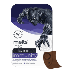 Wellbeing Nutrition Melts Into Advanced Immunity Valencia Orange Strips