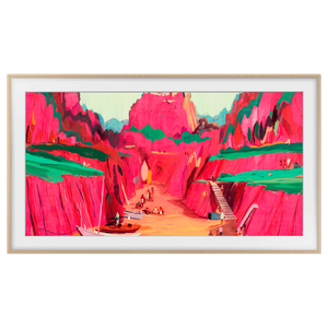Samsung Customizable Teak Bezel for The Frame TV - 85 inch