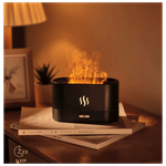 Ultrasonic Flame Humidifier - Black