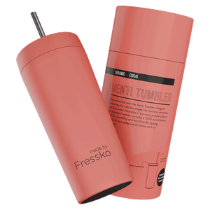 Fressko Ceramic Venti Tumbler - Coral