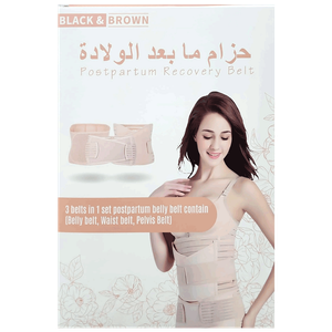 Black & Brown X-Large Postpartum Belt 