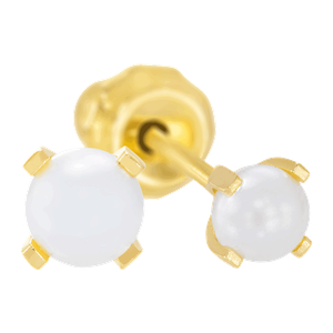 Lustrous Medical Earings