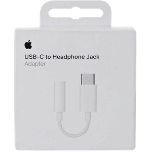 Apple USB-C to Headphone Jack Adapter - White