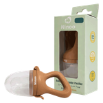Ninoo Medium Baby Feeding Pacifier - Brown 