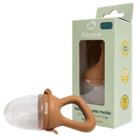Ninoo Large Baby Feeding Pacifier - Brown 