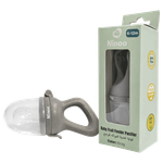 Ninoo Large Baby Feeding Pacifier - Grey 