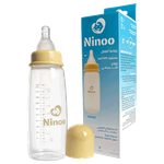 Ninoo Large Plastic Feeding Bottle - (3-6 Months)