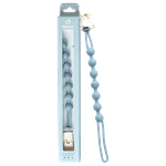 Ninoo Silicone Pacifier Clip – Grey Blue