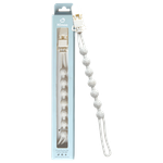 Ninoo Silicone Pacifier Clip – Beige